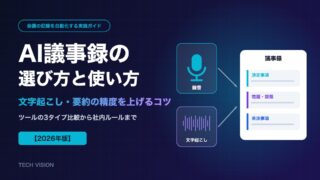 AI議事録の選び方と使い方｜文字起こし・要約の精度を上げるコツ【2026年版】